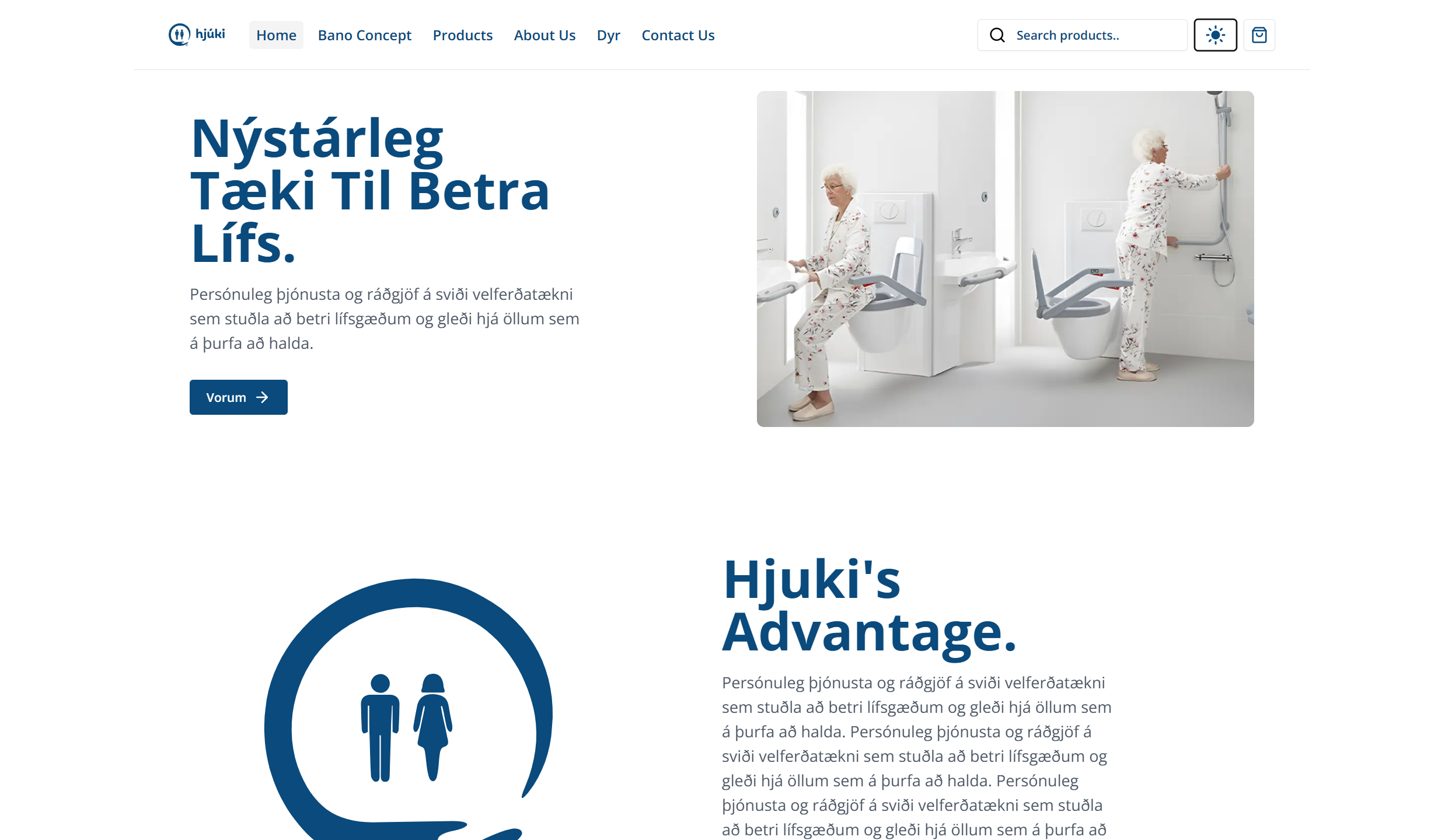 Assistive Living Shop Template